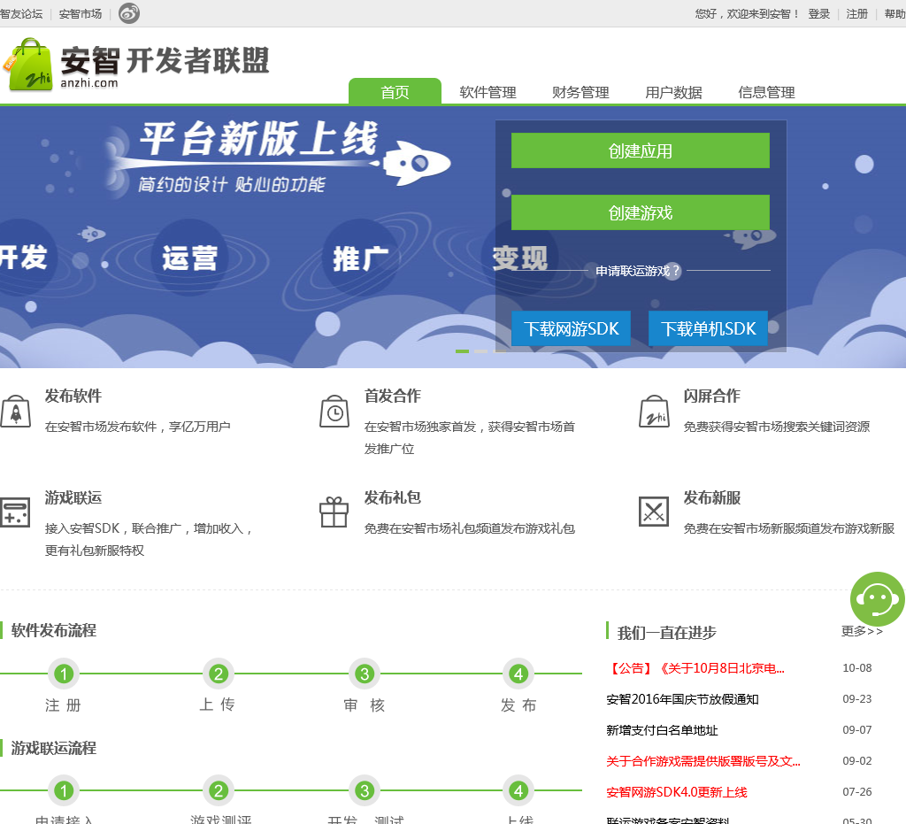 安智开发者联盟